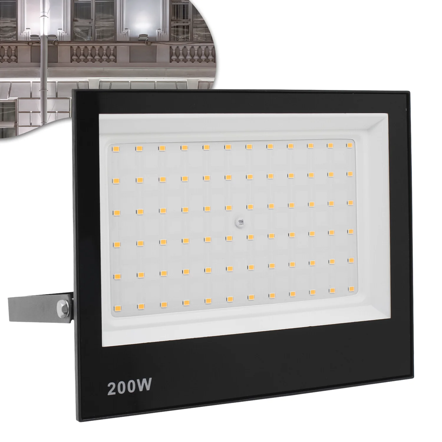 Foco Bivolt de potencia completa con reflector LED de 200 W
