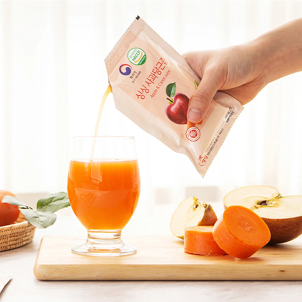 [Singing health juice] 15 Apple carrot juice plus 15 happy pear juice