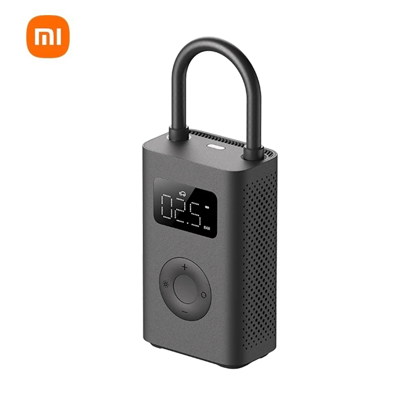 Przenośny elektryczny kompresor powietrza Xiaomi Mijia 2D 150PSI, elektryczna pompka do rowerów i opon samochodowych, bezprzewodowa pompka z cyfrowym manometrem i światłem LED.
