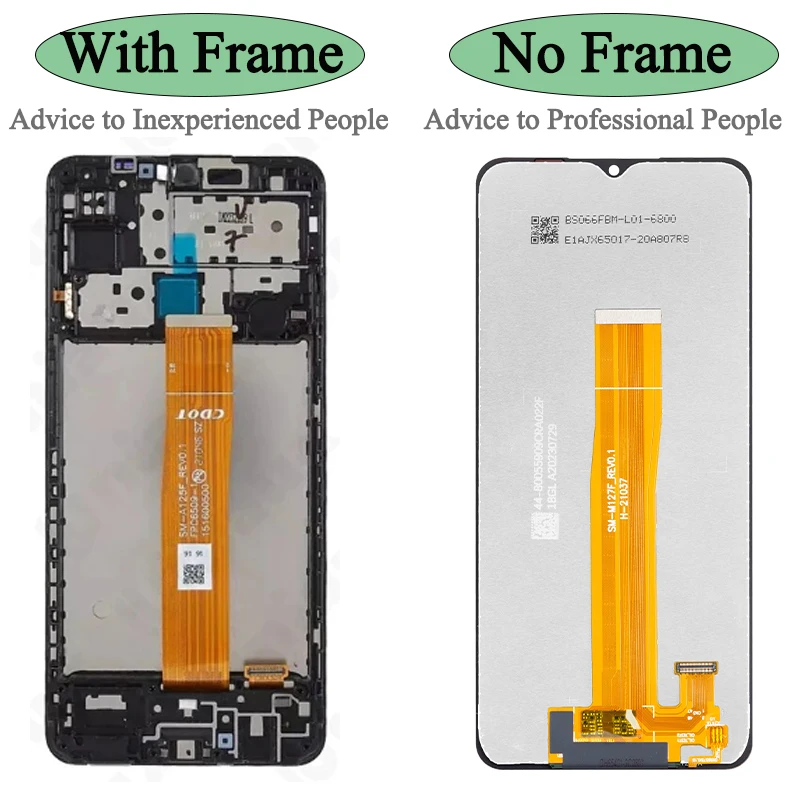 SM-M127F/DSN 100% Tested Premium Lcd For Samsung Galaxy M12 Display Touch Screen Digitizer Panel Assembly For M127 With Frame