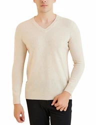 Pull en tricot à manches longues pour hommes, pull 100% laine mérinos, pull chaud, vêtements de luxe coréens, automne, hiver, nouveau, 2023