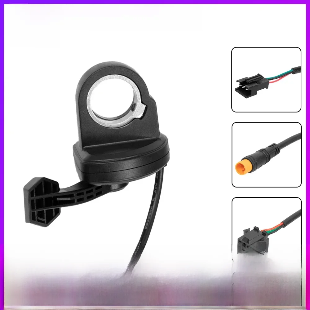 AliExpress NONE 108X Ebike Thumb Throttle 3Pin Waterproof WP/SM Plug Electric Bicycle Right Hand Throttle 24V-72V for E- Bike / Electric Scooter