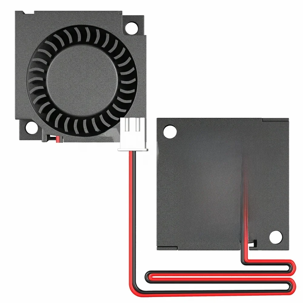WINSINN 3010 30mm Wentylator dmuchawy DC 5V 12V 24V Hydrauliczny / Podwójne łożysko kulkowe Bezszczotkowa turbina chłodząca Turbo 30mmx10mm 2PIN [2-Pack] — zdjęcie produktu 7