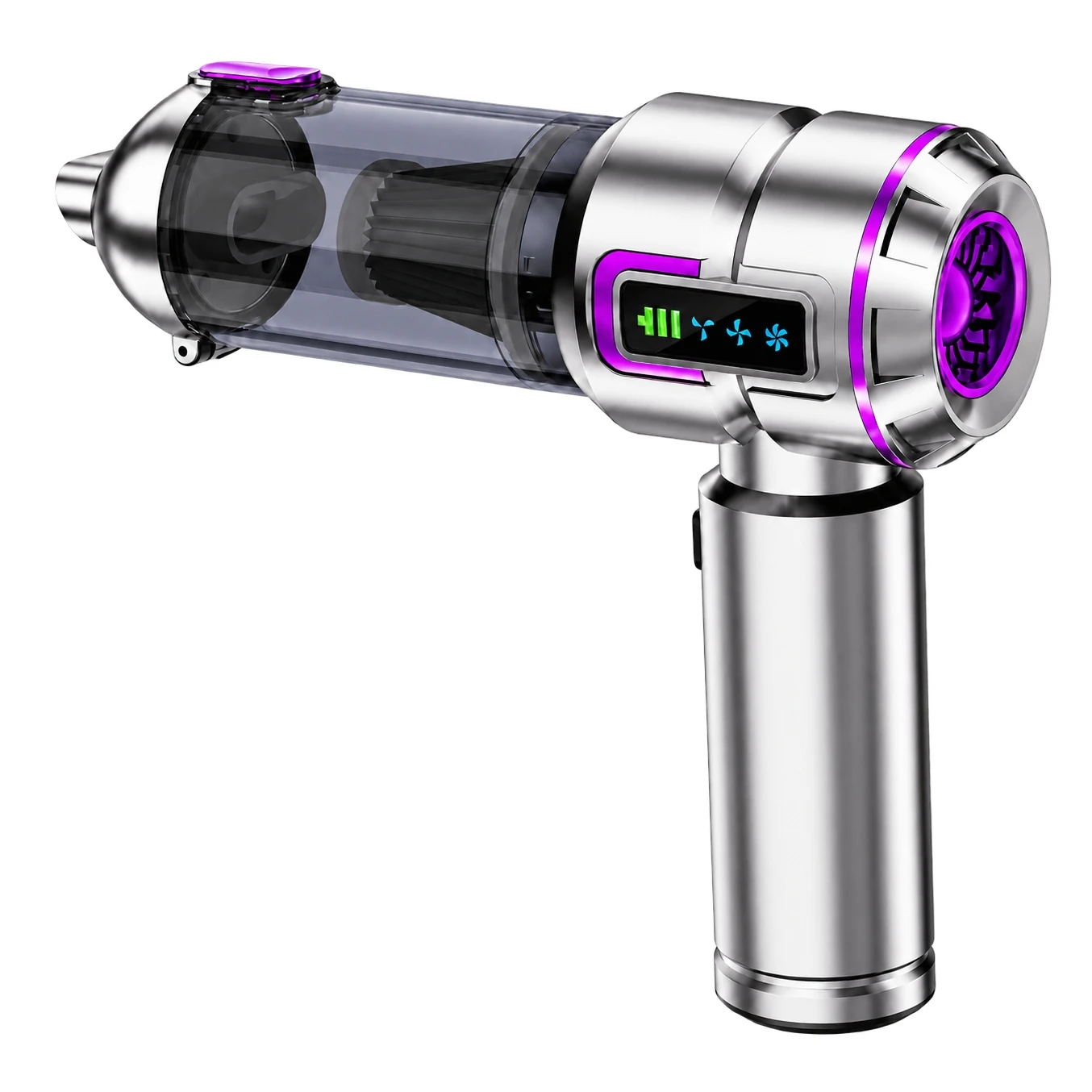 Aspiradora para coche 4 en 1, modelo Blossom, con potencia de 27000 Pa, inalámbrica, portátil, con función de soplador, inflador y