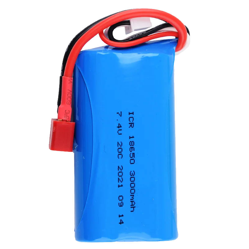 7.4V 3000Mah 20C 18650 Battery Pack For MJX T40 T40C F39 F49 T39 Parts 2S RC Car Li-Ion Battery For Wltoys 10428 BG1513 144001