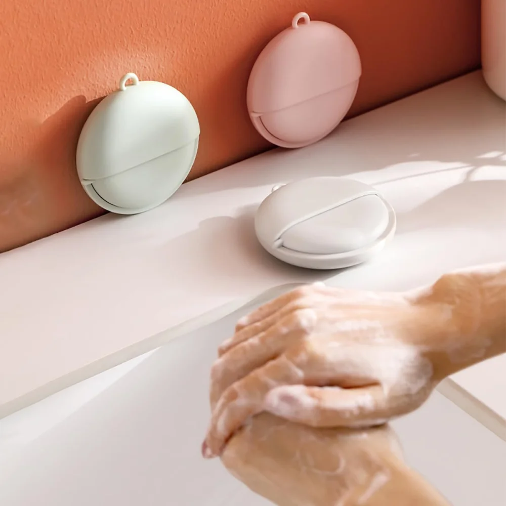 50-Papier-Seifenblätter Tragbares Reise-Einweg-Handseifenpapier (rund)