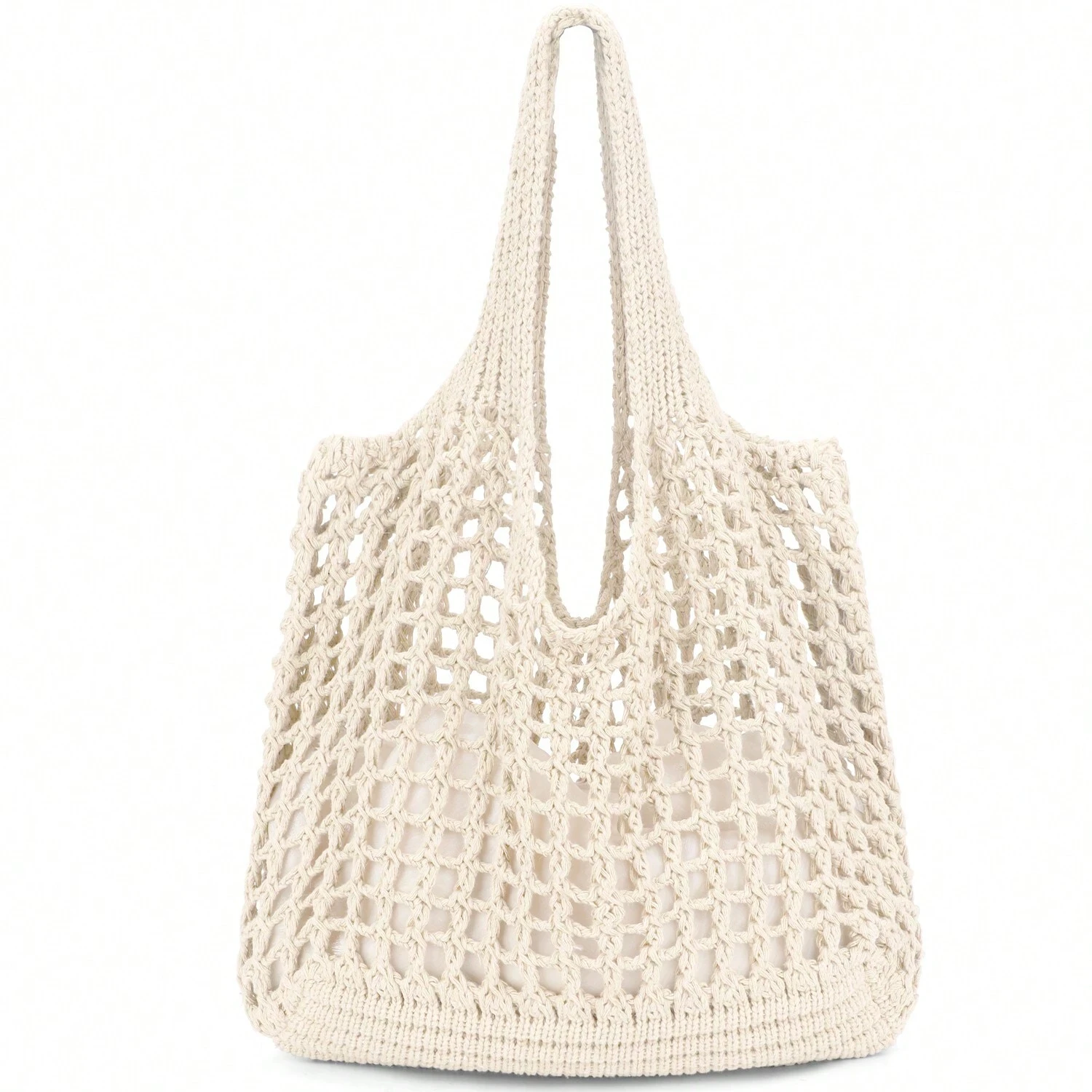 

women's casual crochet hippie summer toge bag aesthetic crochet beach hobo bag