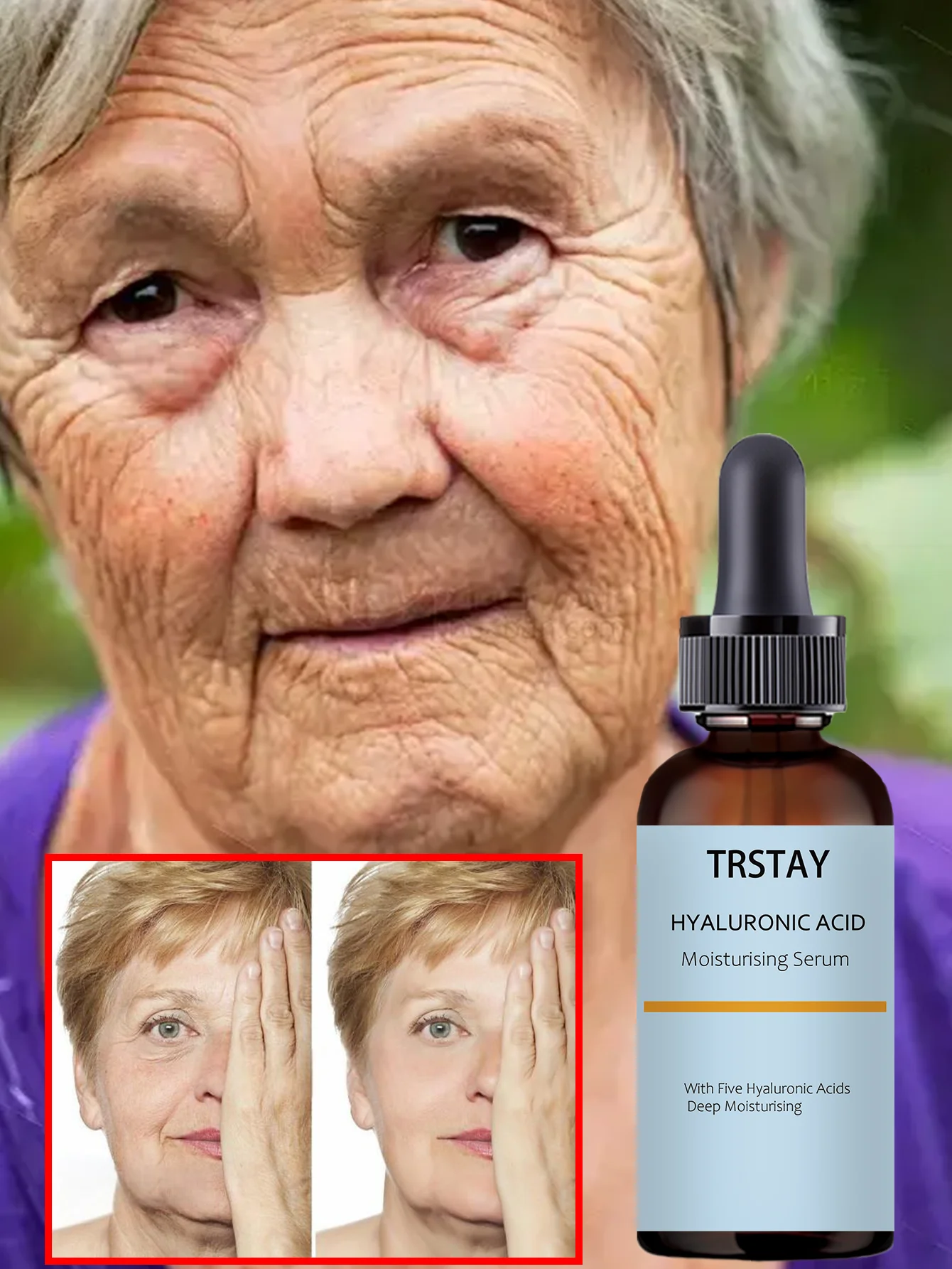Aceite hidratante redondo para todas las estaciones, suero de tratamiento Facial nutritivo profundo para pieles secas y sensibles, 24 horas de larga duración