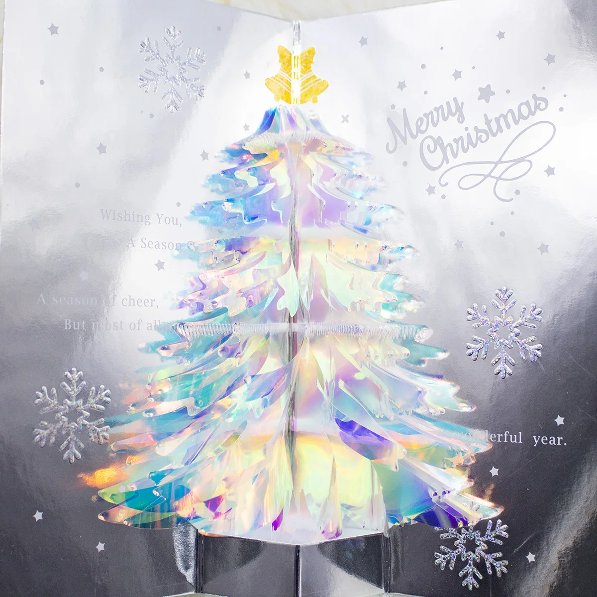 Top Quality New 3D Christmas Greeting Card Creative Pop Up Hand-Made Cards Colorful Christmas Holiday Thanksgiving New Year Card