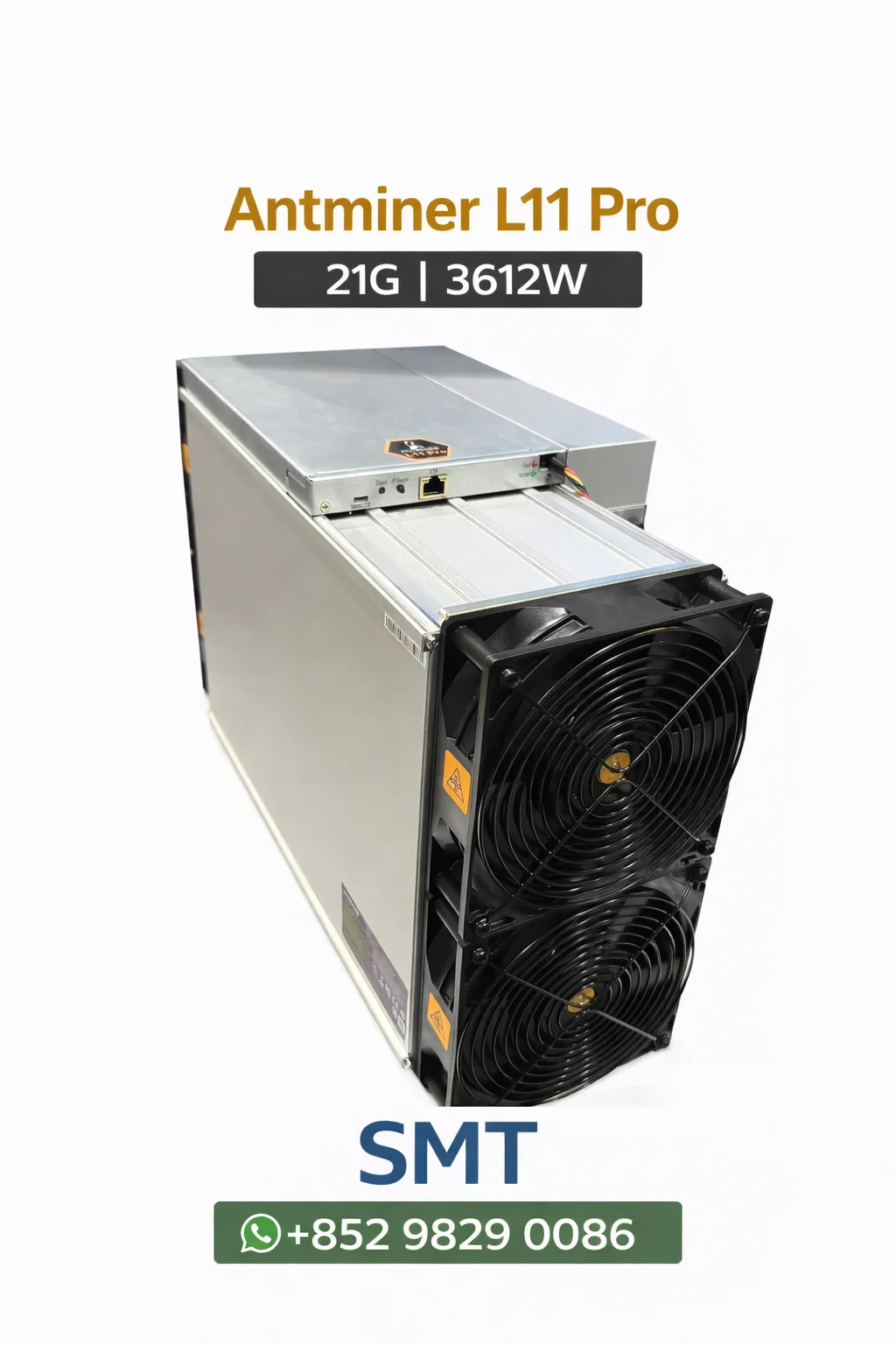 

SMT New BITMAIN ANTMINER L11 Pro 21GH Scrypt Air-cooling LTC Doge Mining ASIC Miner