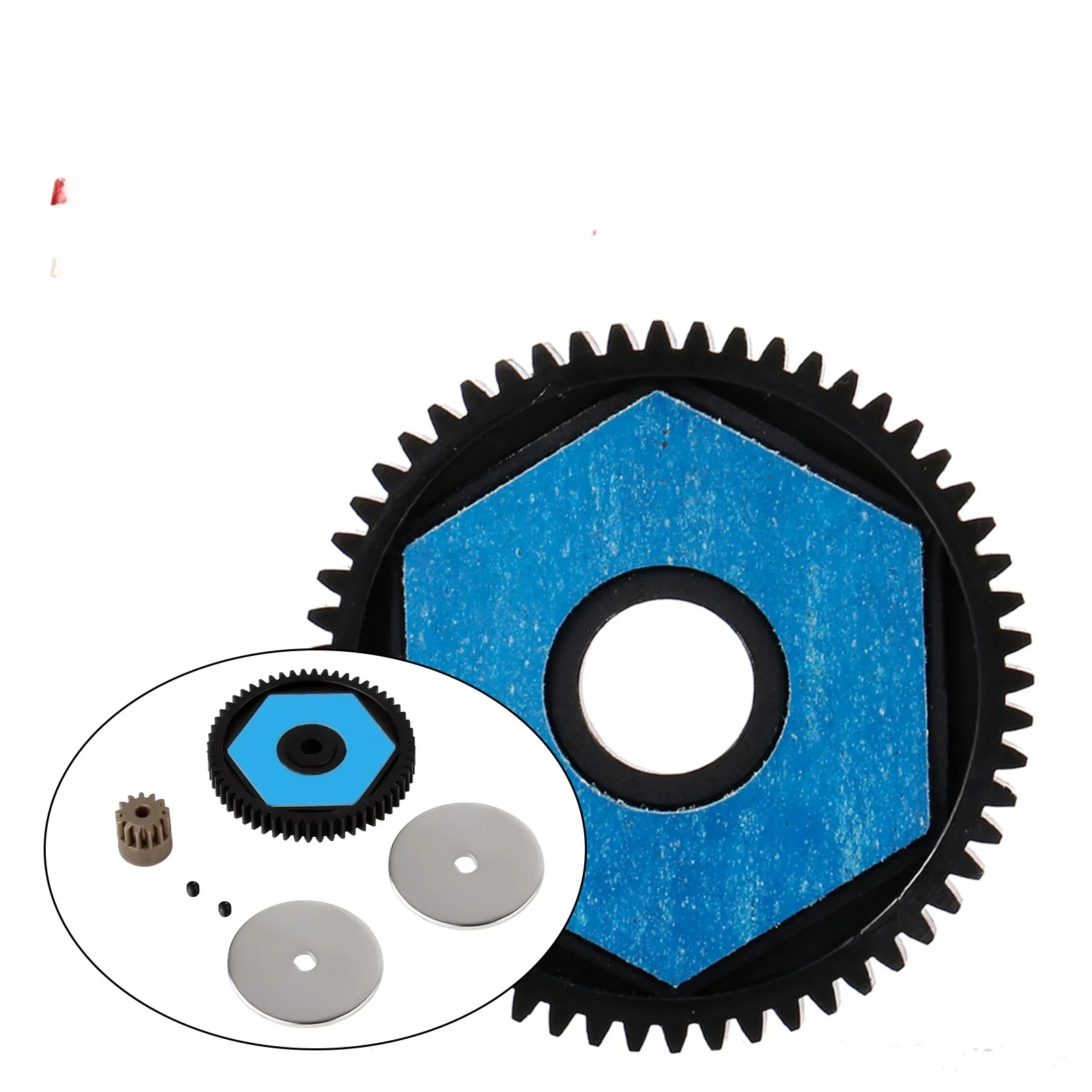 Engrenage droit en métal AXravi 27 56T et jeu d'engrenages de moteur 13T, pour véhicule Axial SCX10II RC Inoler