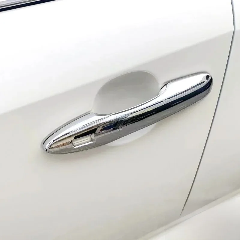Chrome Car Exterior Door Handle Covers Protector Style For Toyota Yaris / Yaris Cross w/ Keyless 2025 2024 2023 2022 2021