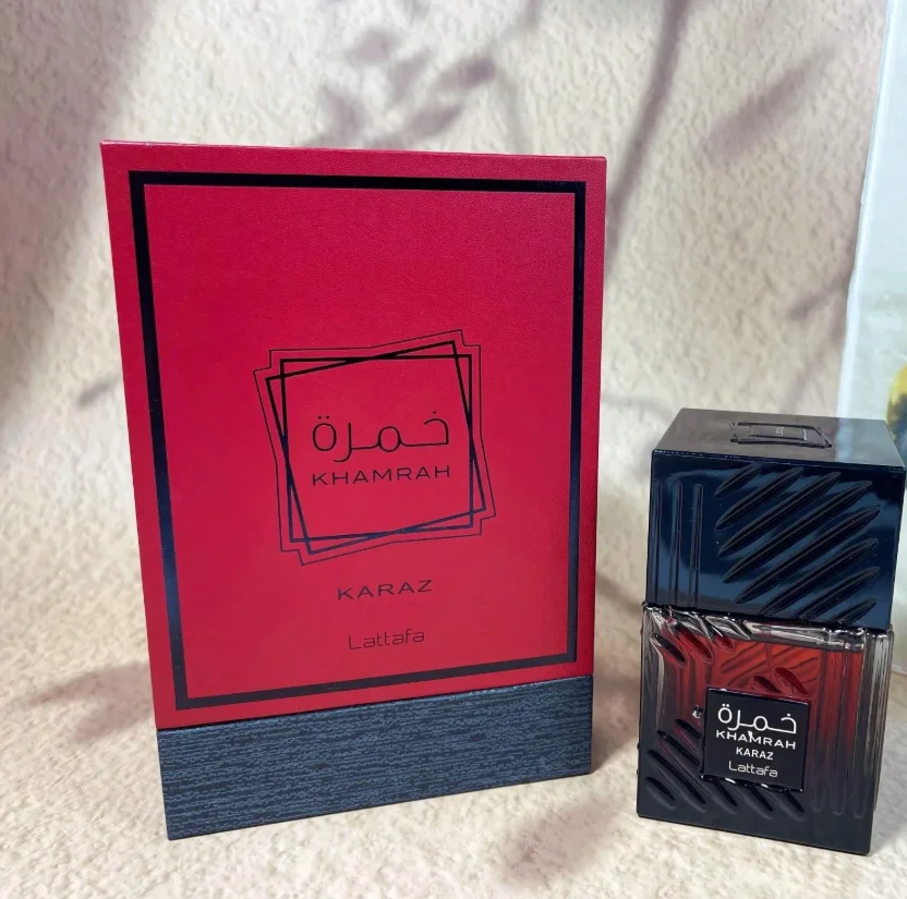 

Lattafa Khamrah Karaz Eau De Parfum | Luxury Unisex Fragrance | Warm Sweet Amber Scent | 100ml / 3.4 Fl Oz For Holiday Gift