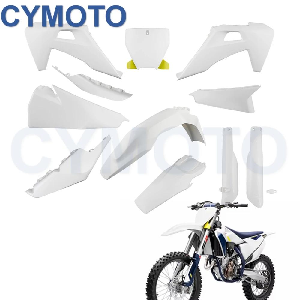 Motorcycle Fender Fairing Kit Full Body Cover Set Side Panel Mudguard For HUSQVARNA FX 350/450 FC 250/350/450 2019-2022