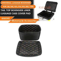 28-100L Universal Motorcycle Tail Top Box Cover Pad Luggage Case Storage Toolbox Inside Liner Inner Lining Cushion PU Leather