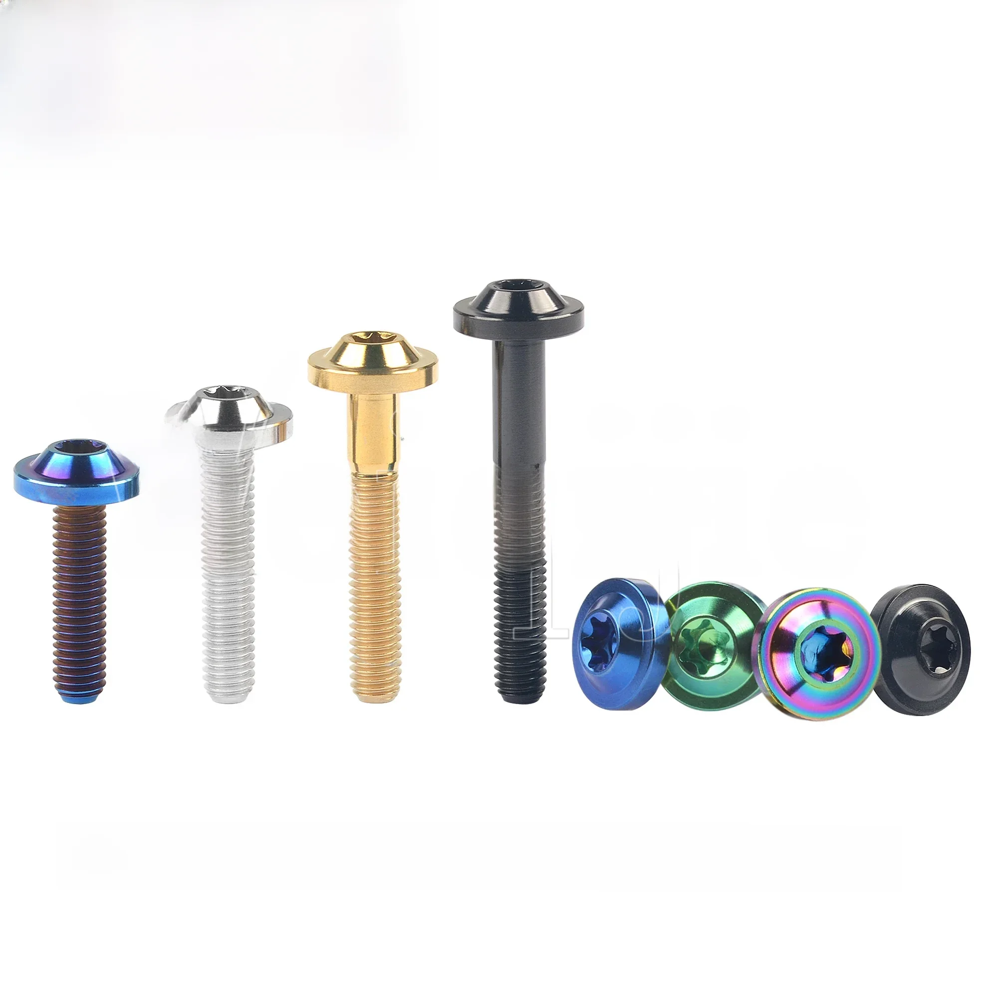 AliExpress WEIQIJIE Weiqijie Titanium Bolt M5/M6/M8x10 12 15 20 25 30 35 40 50 60 70mm Torx Head Screw for Bicycle &
