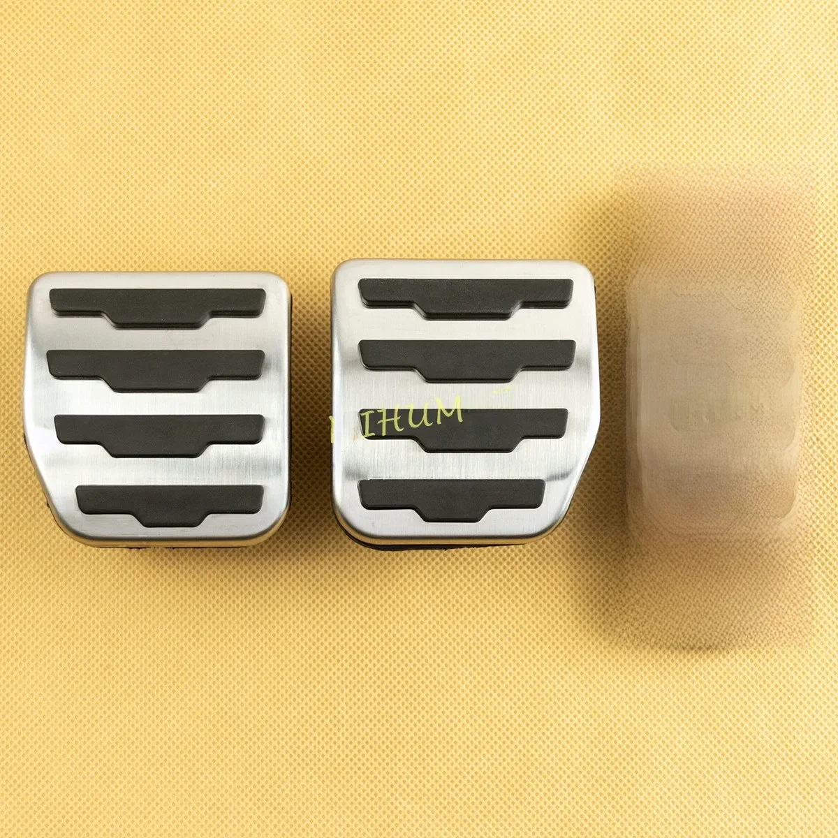 For 2015-2025 Land Range Rover Evoque Discovery Sport Stainless Steel Manual Clutch Brake Gas Pedal Pad Cover Set Accessories