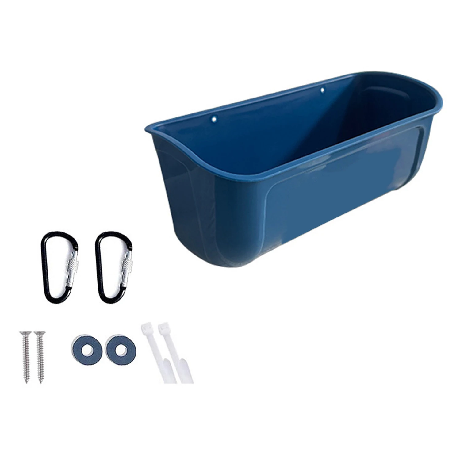 

Кормушка для птицы настенная, большая, 5 цветов, без беспорядка, для кур, уток, гусей – прочная, настенная, просторная емкость