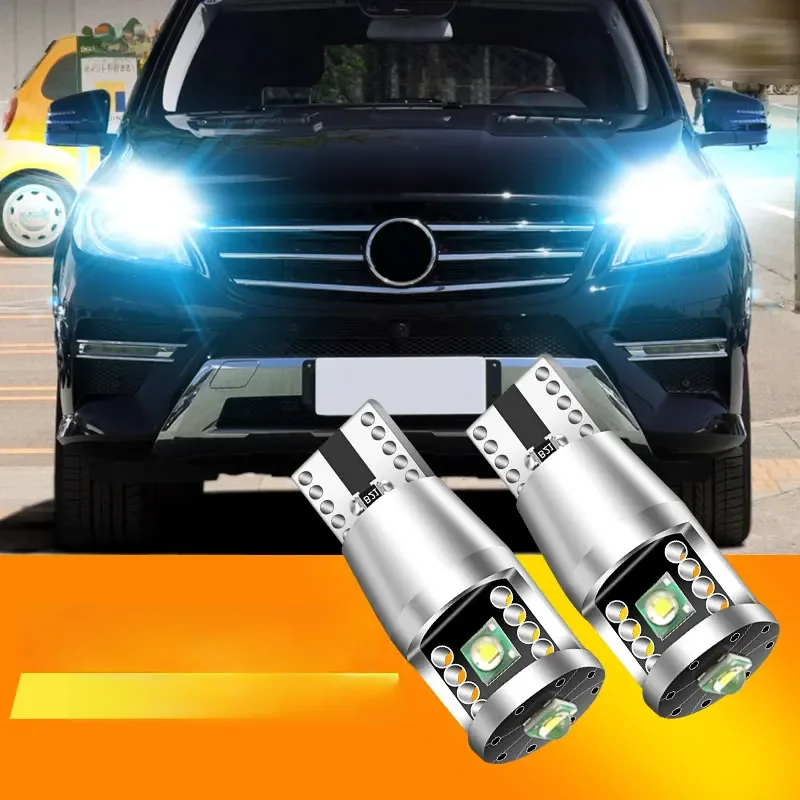 2x Do Mercedes Benz GL-Class X164 X166 W163 W164 W166 W251 V251 R129 R230 Żarówka LED Światło obrysowe Światło postojowe W5W T10 Canbus — zdjęcie 2