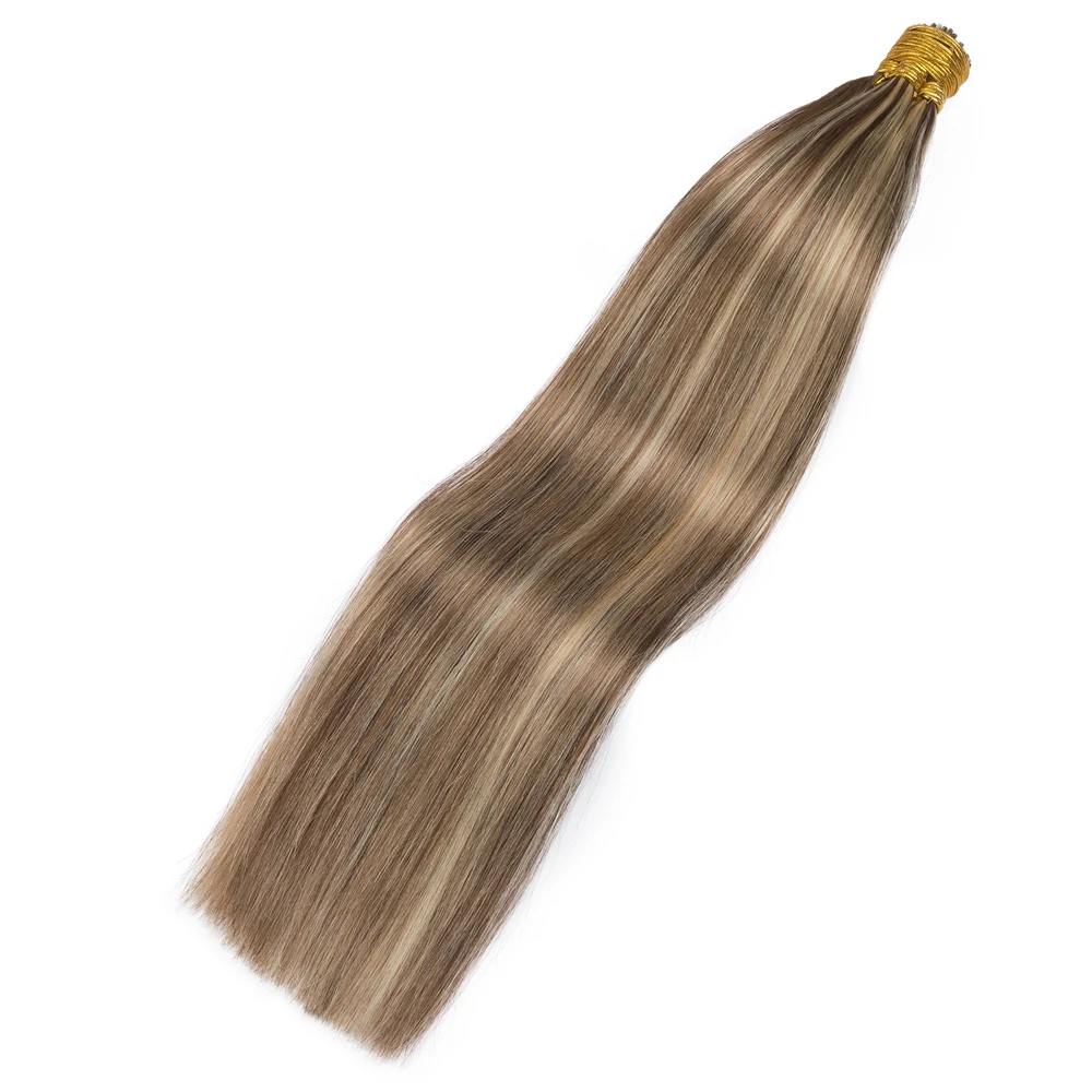 I Tip Hair Extension Straight Human Hair Extensions 40g/50g/ Set Capsule Keratin Natural Fusion Human Hair Extension 12-26inch