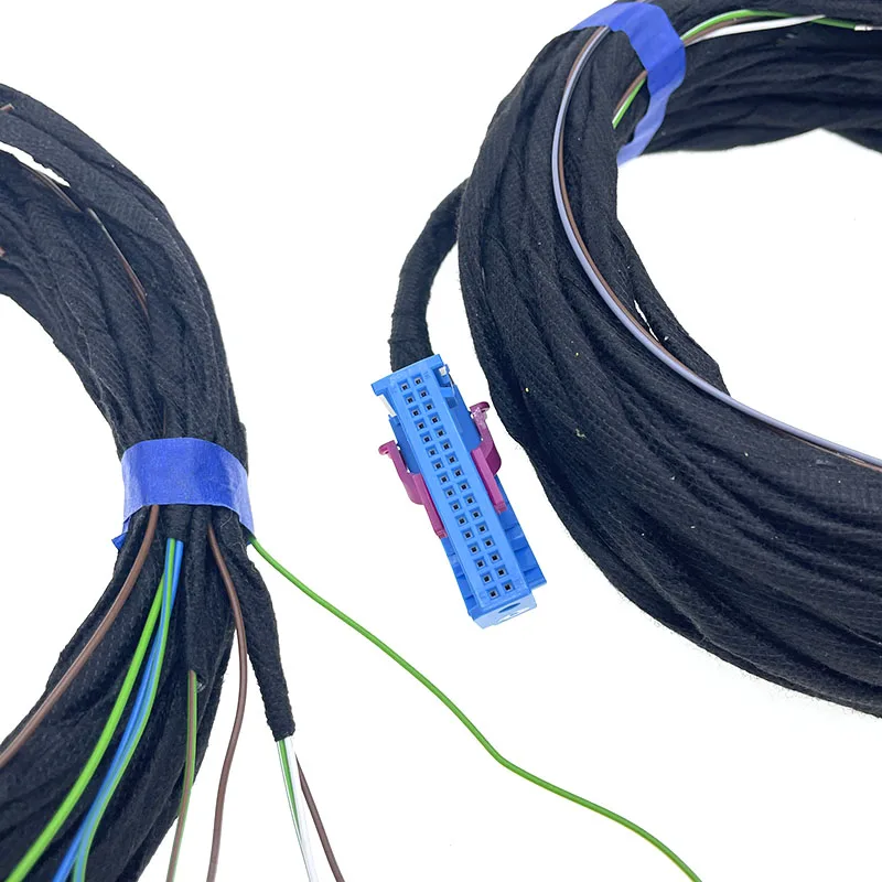 دخول بدون مفتاح نظام كيسي كابل تسخير بدء إيقاف نظام تسخير سلك كابل ل A4 B8 Q5 #4