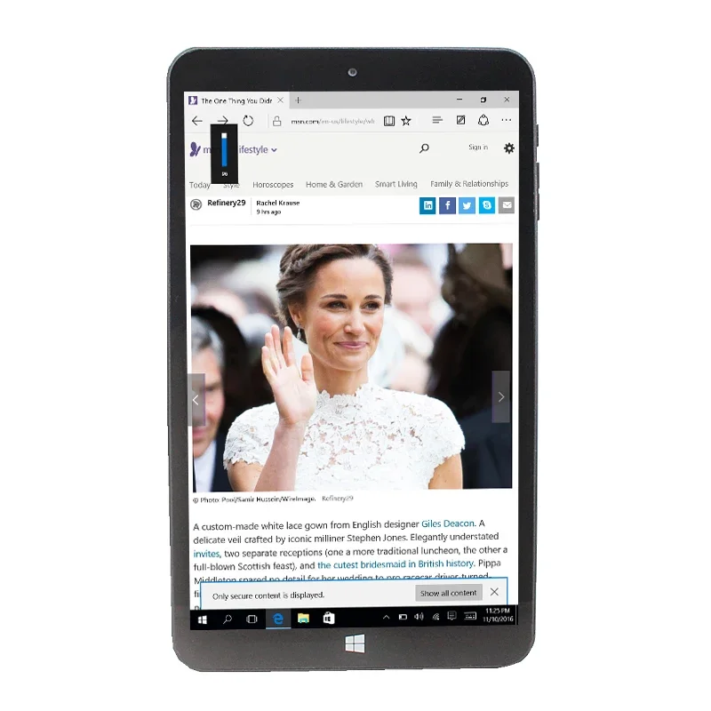Neues 8-Zoll-Tablet-PC mit Windows 10, 8 GB RAM, 128 GB ROM, 64-Bit, Z8300 Quad-Core-CPU, Dual-Kamera, WLAN, 1 HDMI-Anschluss – Detail 3