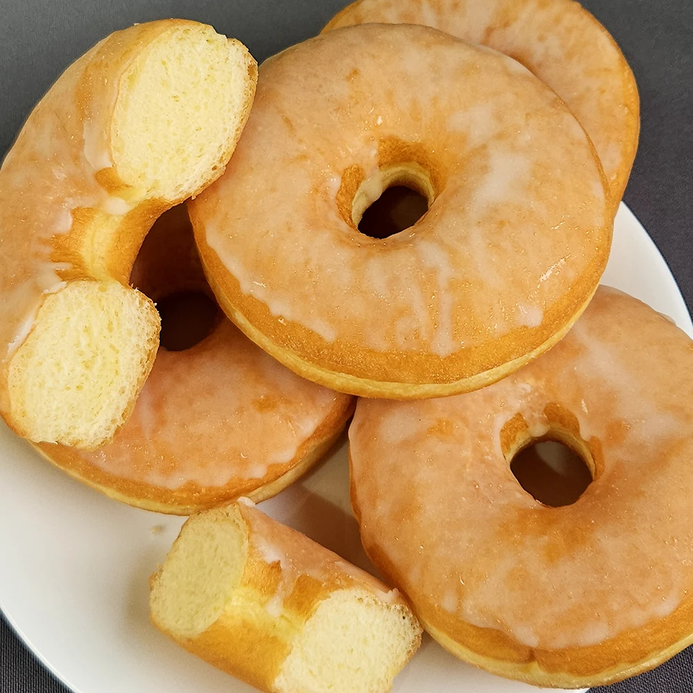 glazed donuts 10 piece/Barbard donut 10 piece/moist and soft donuts