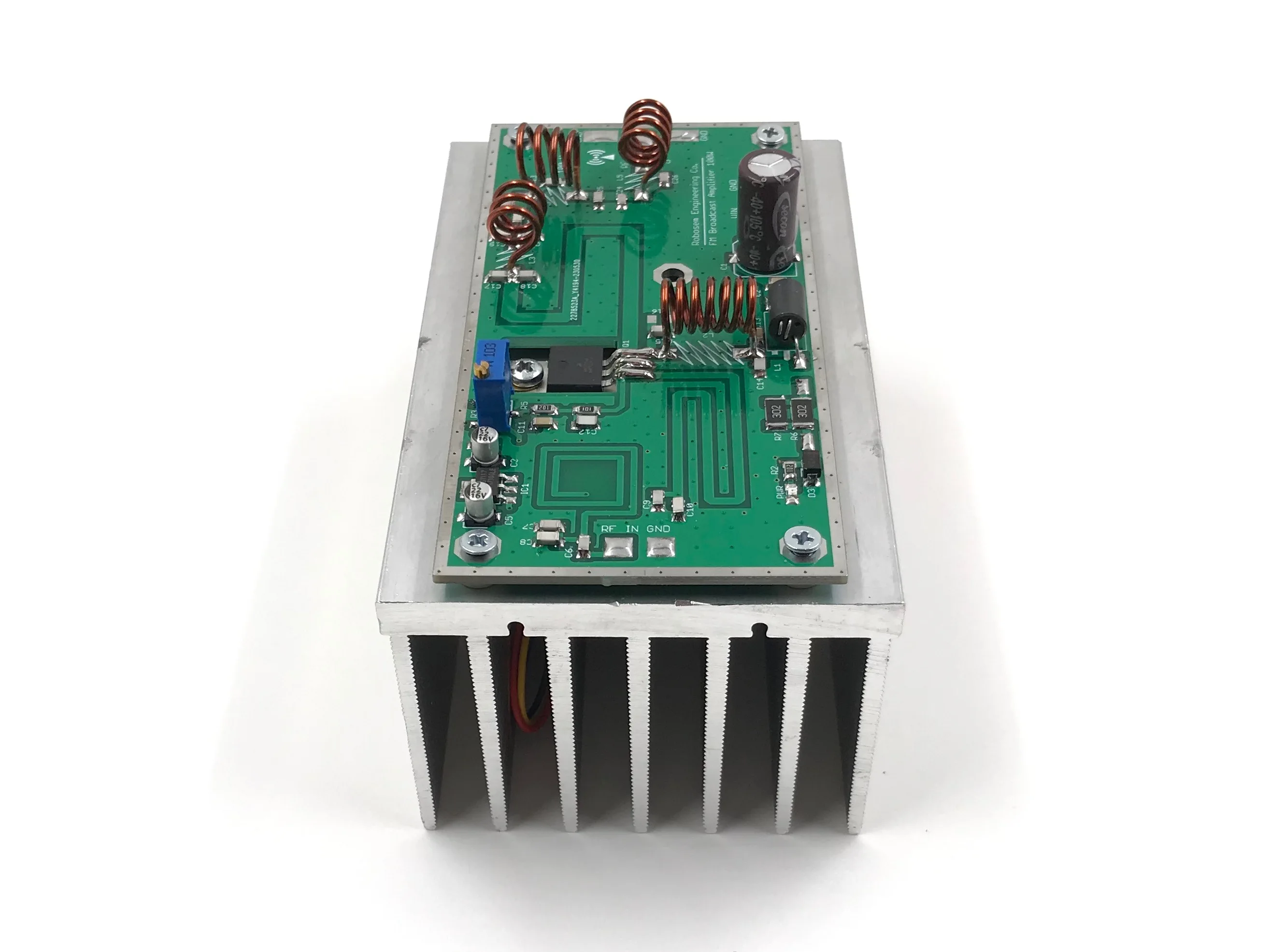 100W FM Transmitter Power Amplifier Module 87.5-108 MHz for PLL Transmitters Radio Broadcasting VHF RF Amp Finished