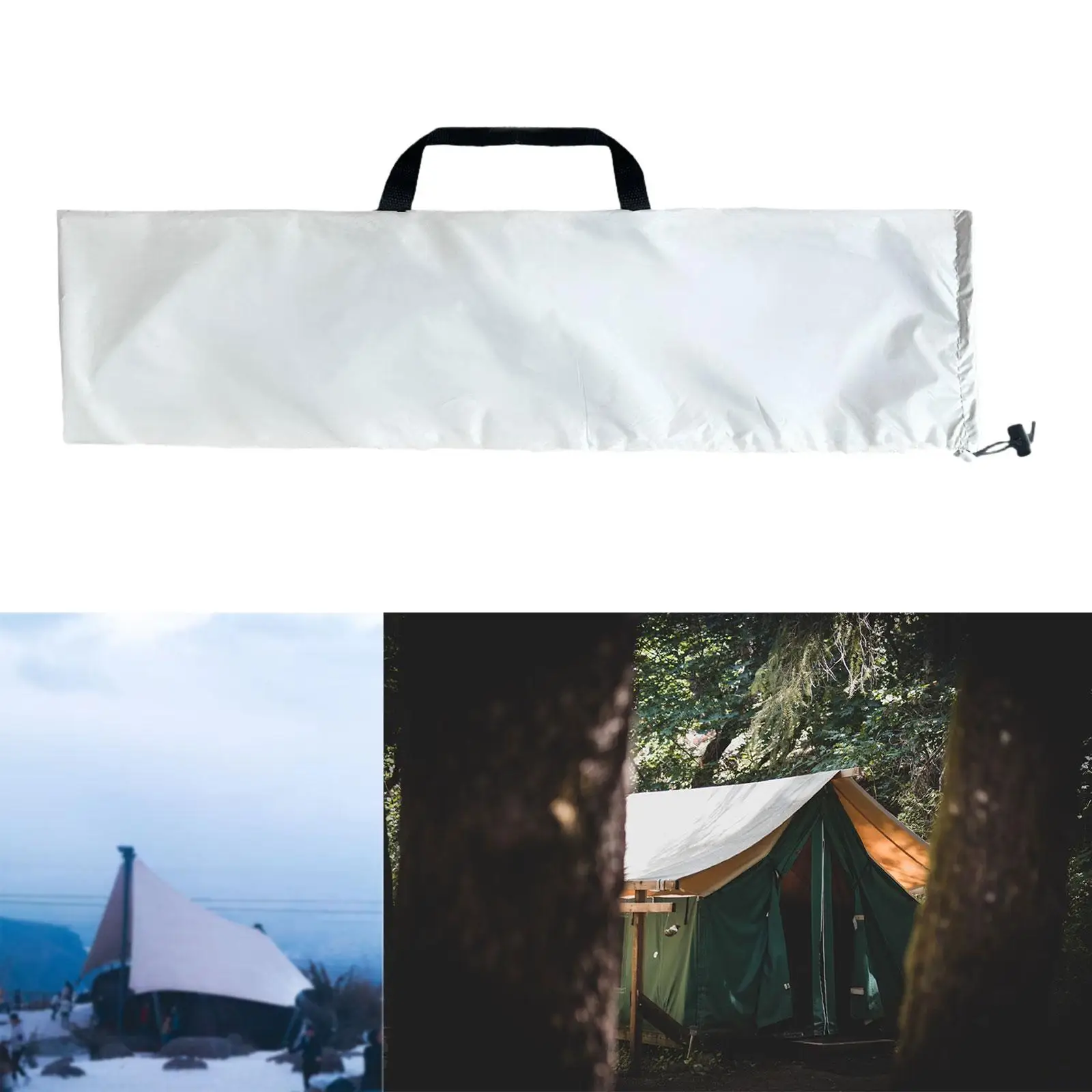 Camping Equipment Storage Bag Casual Tent Accessories Organizer Bag Carrying Case Accessory with Handle Polyester Tent Poles Bag view 3