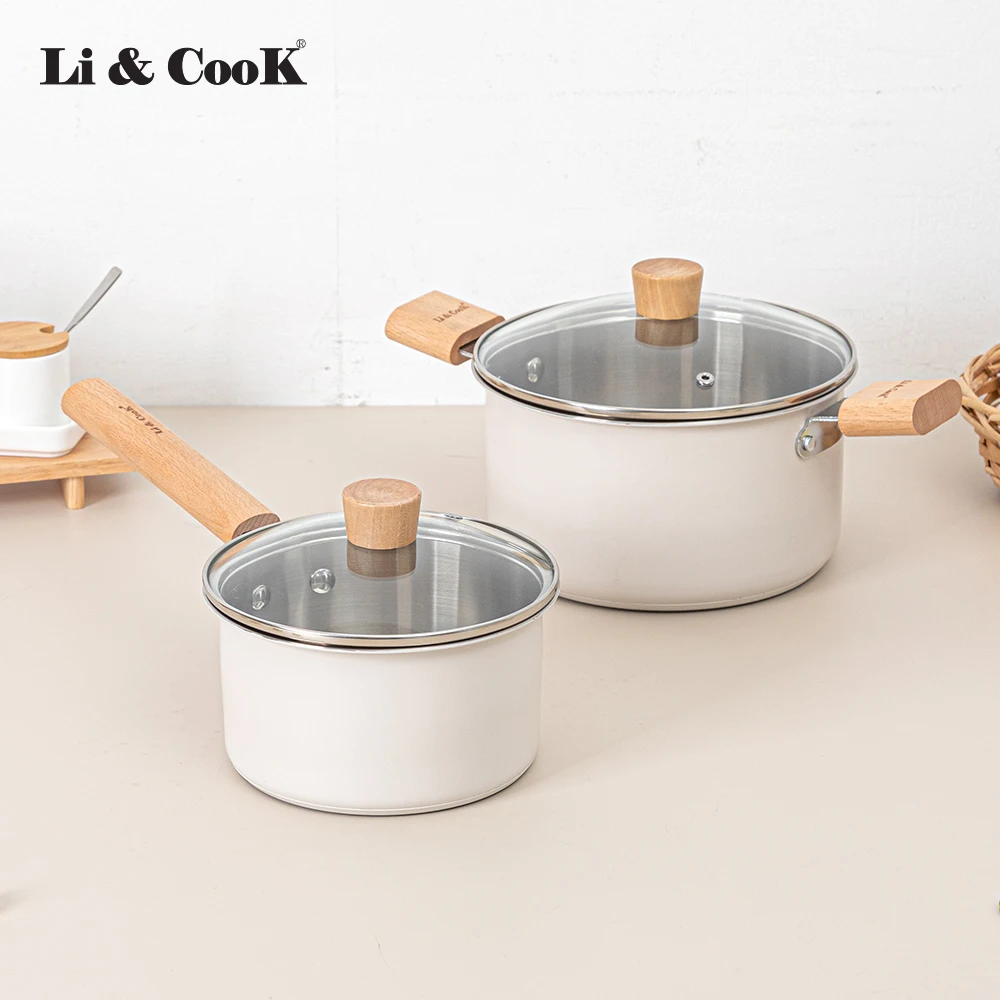 [Lee & Cook] Two Nordic Plus IH Pots (16, 20 positive)