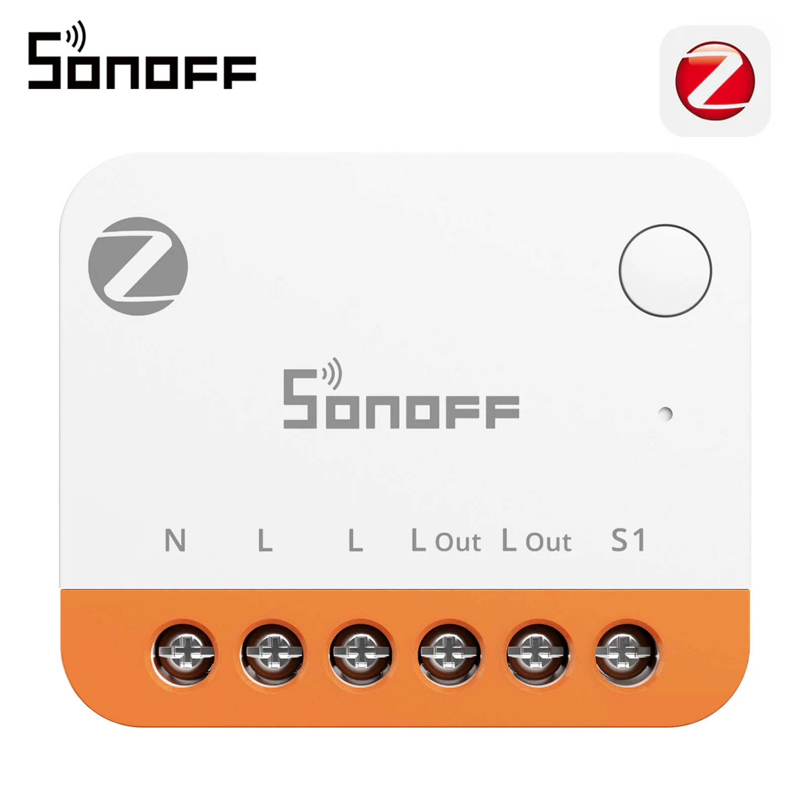 SONOFF MINI-ZB1GS MINI ONE Interrupteur intelligent Zigbee 3.0 16A Max Mode relais détachable Protection contre la surchauffe Automatisation locale Fonctionne avec Apple Home via Matter Bridge