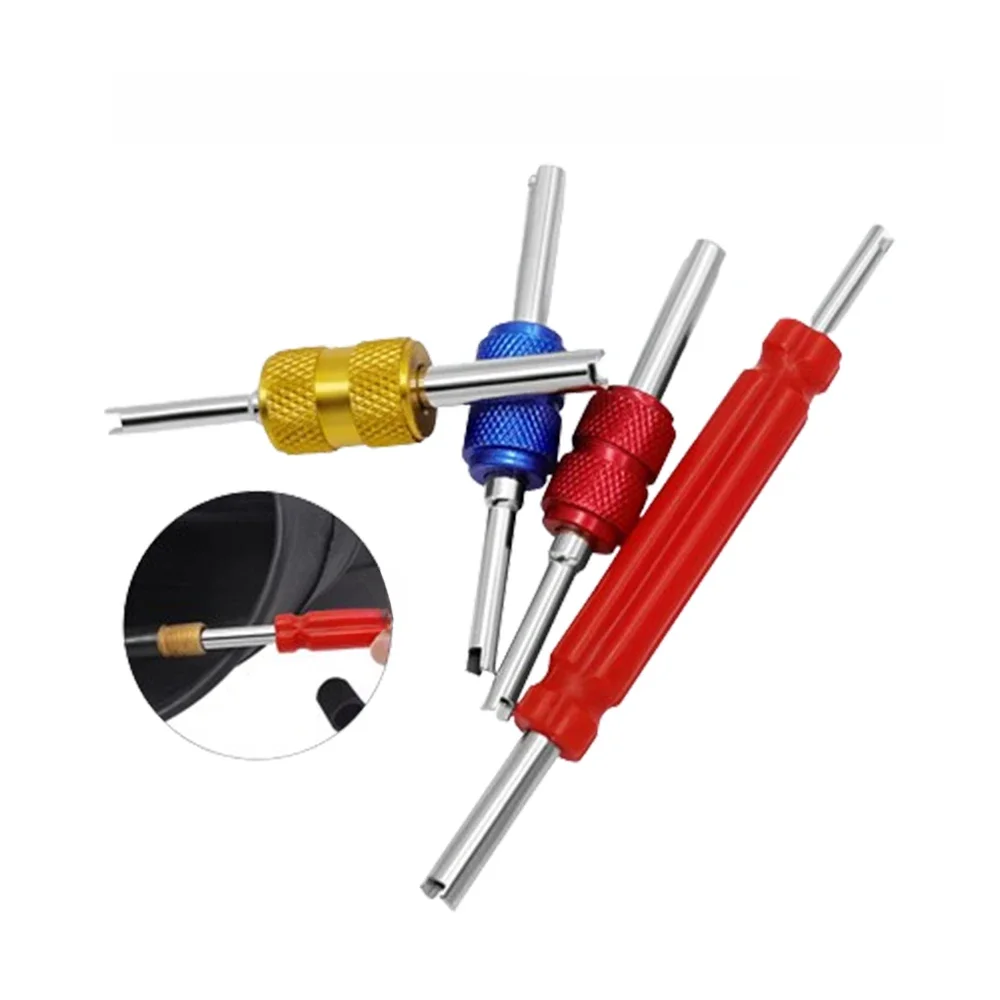 Air Conditioner Core Wrench Valve Core Wrench Double-ended Color Wrench Tire Valve Core Wrench Valve Nozzle Wrench