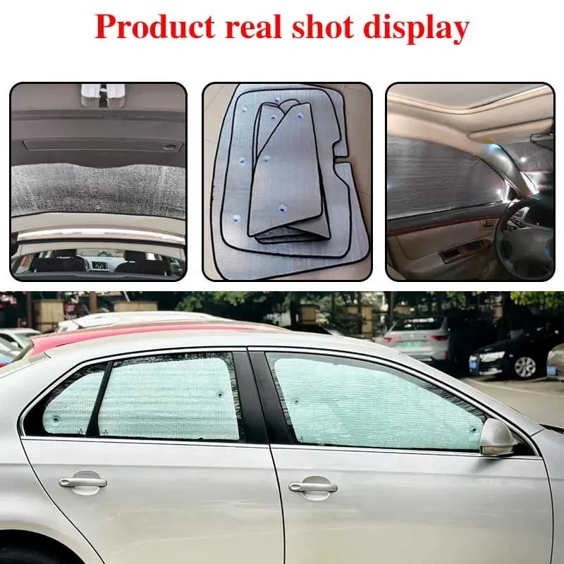 For Tesla Model 3 2017 2018 2019 2020 2021 2022 2023 Car Cover Windows Visor Windshield Sun Protection Shades Anti-UV Sunshades