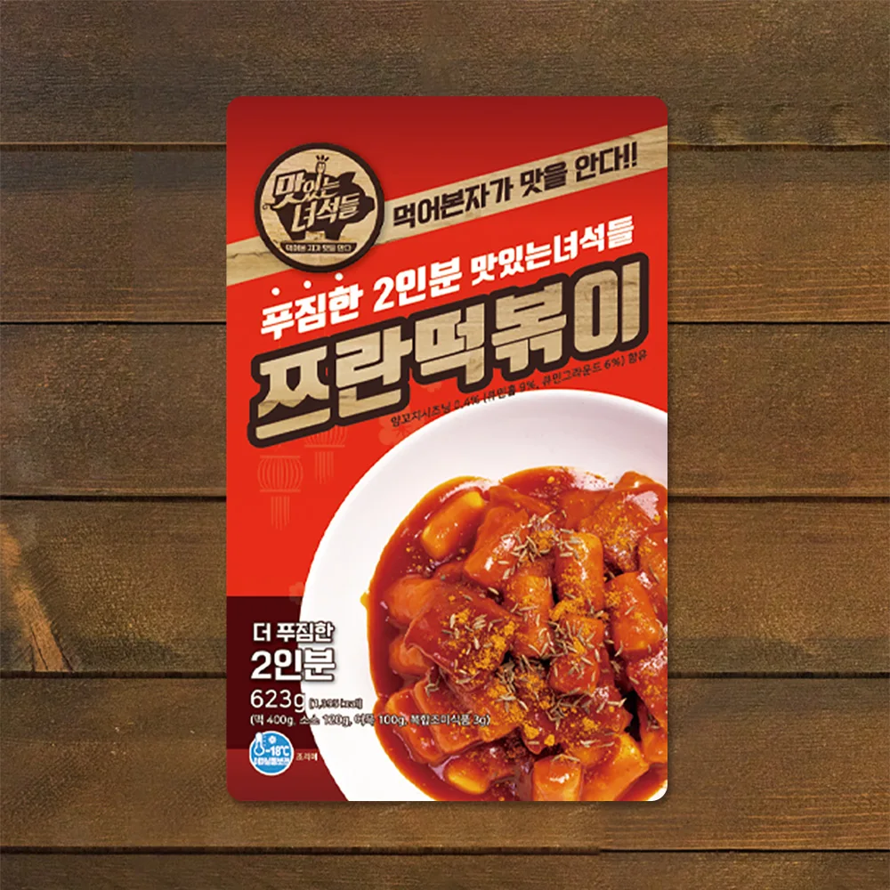 맛있는녀석들 쯔란 떡볶이 623g x 5
