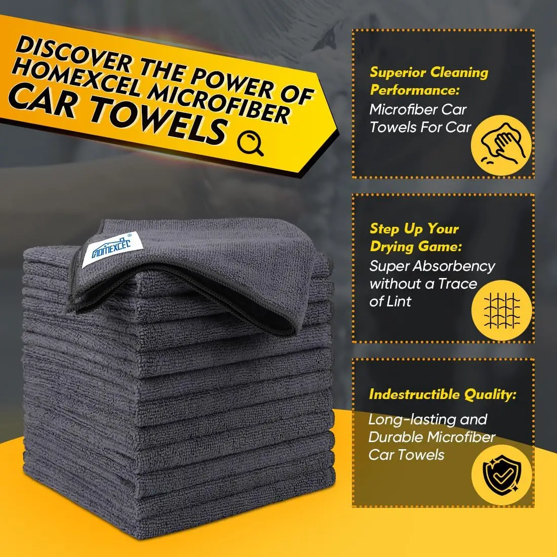 Multi‑Pack Grey Microfiber Cleaning Rags, Soft Scratch‑Free Reusable Towels For Household Kitchen Auto Cleaning
