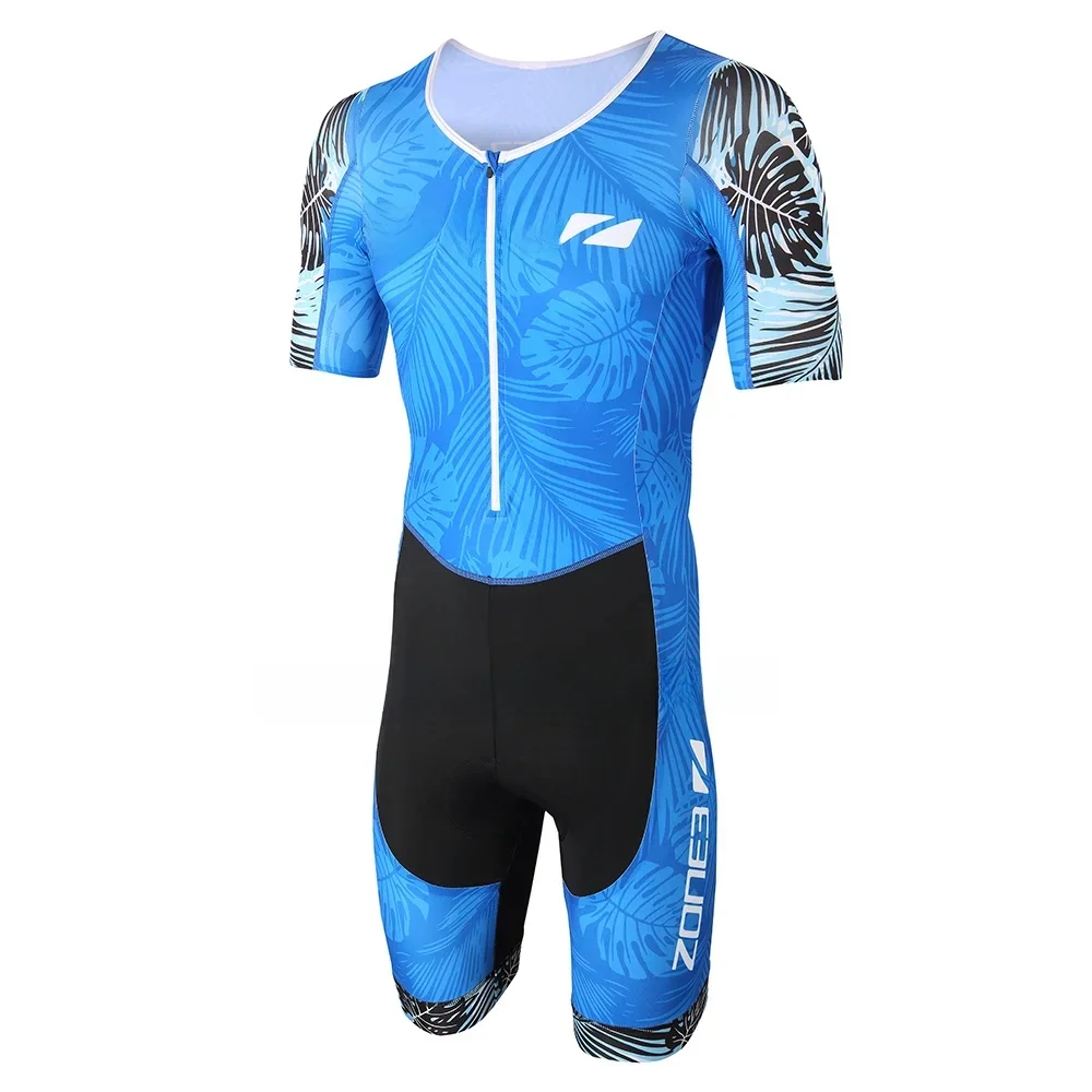 AliExpress ZOOTEKOI Zone3 Men's Cycling Jersey Short Sleeve Set One-piece Jumpsuit Maillot Bicycle Mtb Clothing Ropa Ciclismo Male Running Trisuit