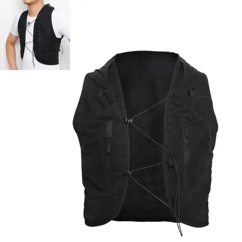 Outdoor Vest for Biking Hiking Front Lace-up Water-Carrying Vest Backpack for Long-Distances Running, Cycling Outdoor Sports