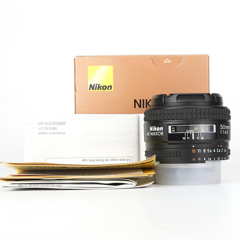 Nikon AF FX NIKKOR 50mm F/1.4D DSLR Lens with Auto Focus for Nikon DSLR Cameras