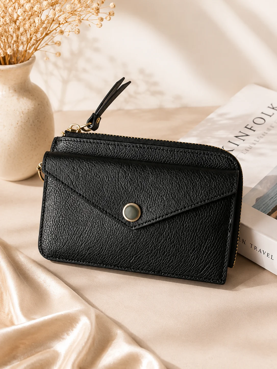 2026 Fashion New Luxury Women's Bag Wallet Card Holder 13X9.5X2.5CM Embossed Buckle Card Holder Without Box
