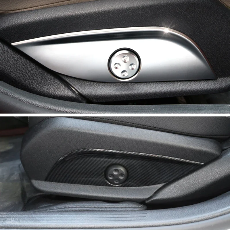 Do Mercedes Benz E C GLC GLS Class W212 W213 W205 2015-2018 Akcesoria samochodowe Wewnętrzna regulacja fotela Przycisk przełącznika Pokrywa wykończenia — zdjęcie 2