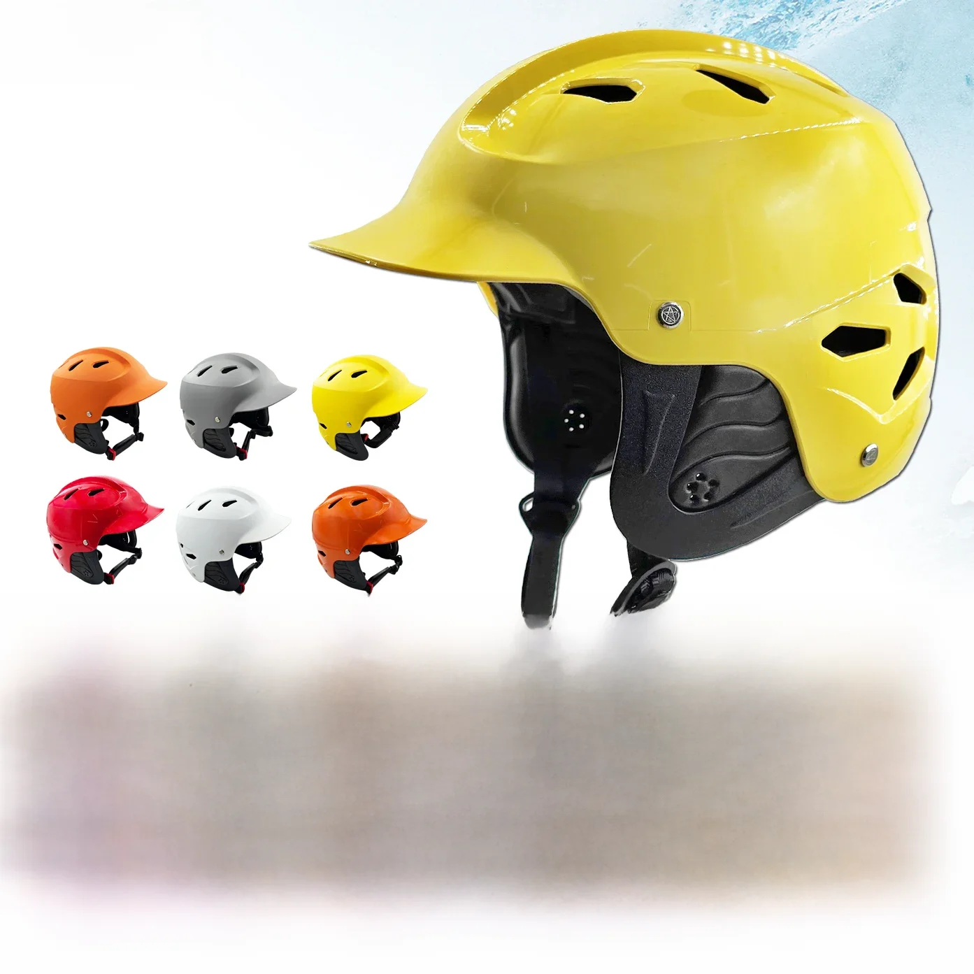 AliExpress NONE Water Rescue Helmet Skiing Sport Cycling Adjustable Water Surfing Drifting Rescue with Ear Protection Helmet