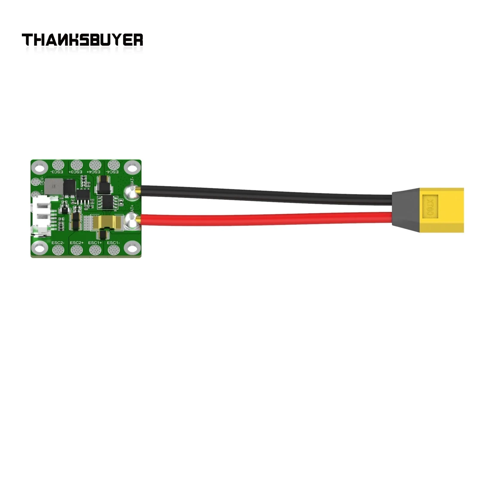 YJUAV PB100 60V 100A High Voltage Current Meter Analog Power Module for APM/PX4 Quadcopter UAV/Flight Control