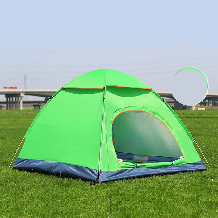 Camping Outdoor One-touch Automatic Pop-up Tent 2-3-person Two-door Tent Shade Camping Climbers Fishing