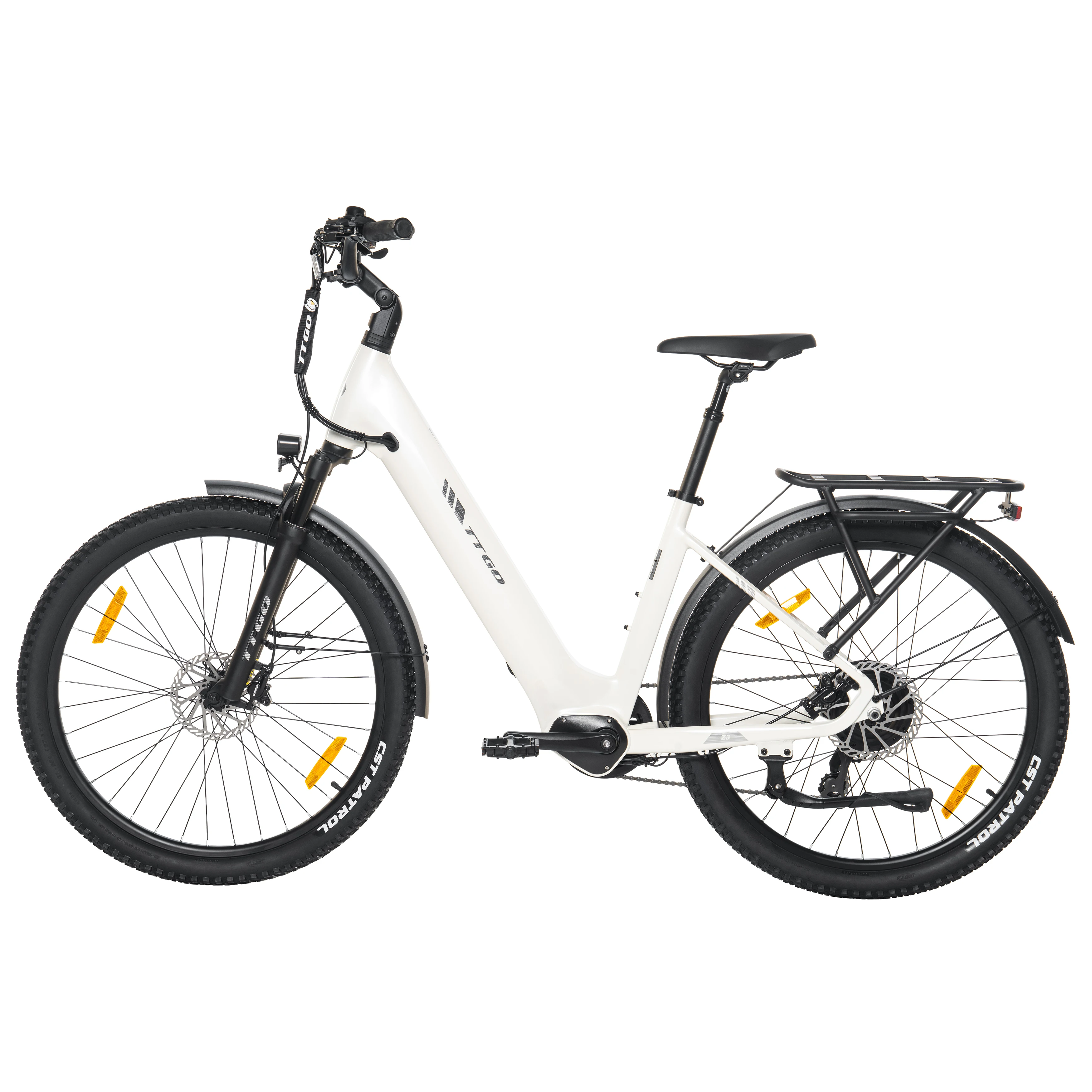 TTGO Z3 E-bike - 48V 15AH accu (120km) 70Nm 250W motor Shimano 7-versnellingen Oliebrommers 27,5 inch aluminium verende zadelpen
