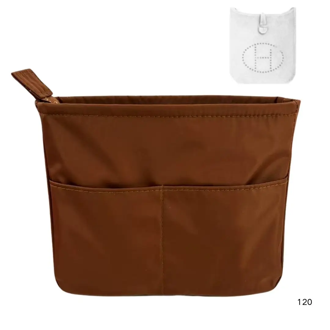 Purse Organizer for Hermes Evelyne 16/29/33 40 Insert Nylon Inner Liner Bag Comestic Pocktet Organizer Fit Mini Luxury Handbag