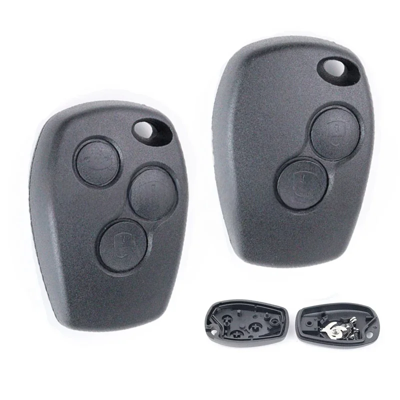 Boîtier de clé de voiture, coque de clé pour Renault Logan Sandero Fluence Vivaro Master Traffic Duster Modus Clio 3 Twingo DACIA Kangoo