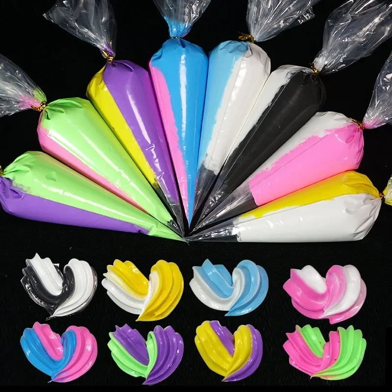 Colle crème double couleur pour étui de téléphone DIY, accessoires en épingle à cheveux, petit livre rouge, meilleur fait maison, numéro de couleur, 100g