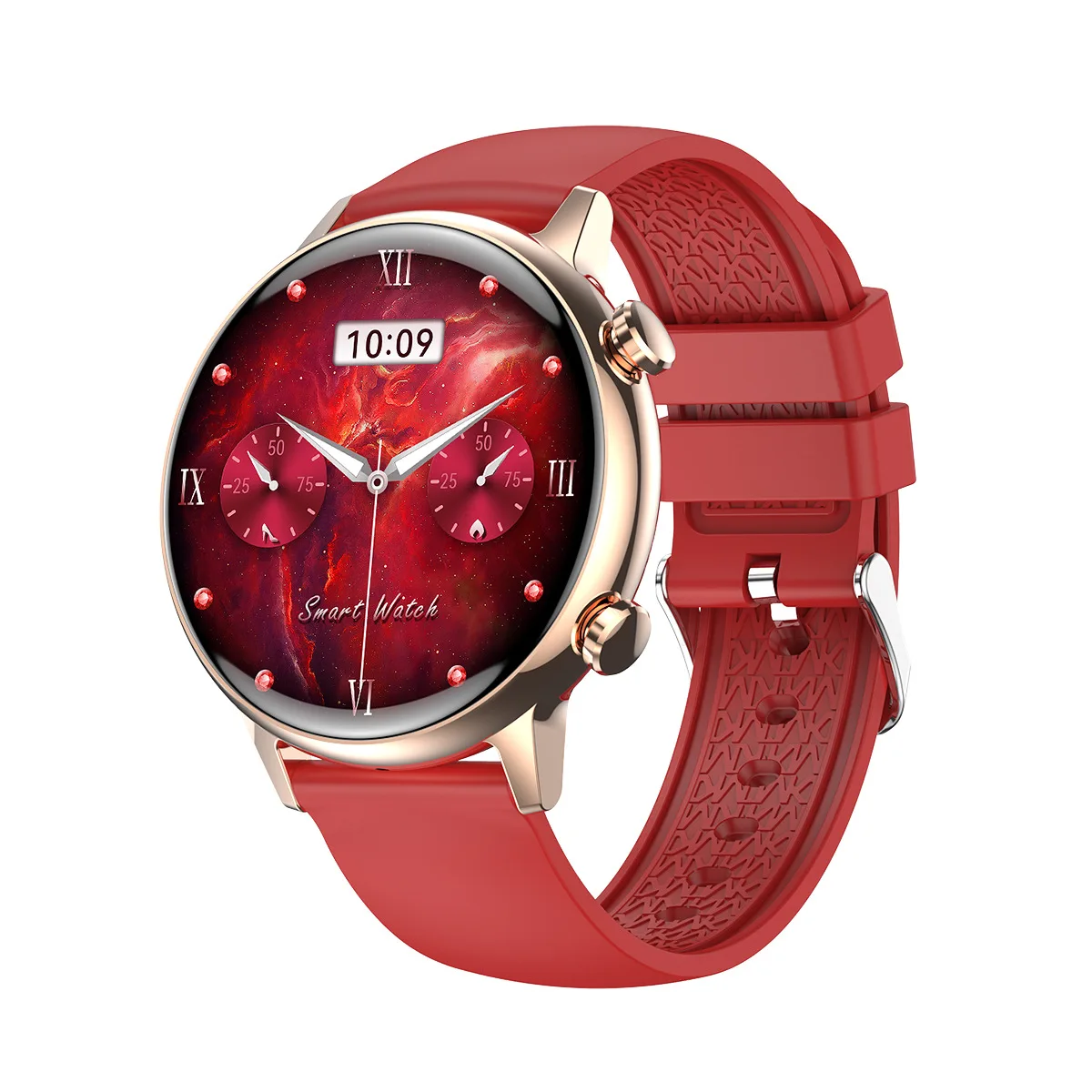 New Round Amoled Screen Smart Watch Women Hk39 1.1inch Sport Waterproof Bluetooth Call Smart Watch for Women Men iPhone Android