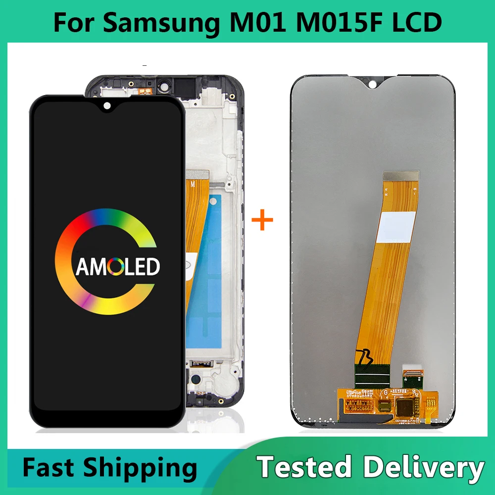 For Samsung M01 LCD Display M015F M015G M015DS SM-M015F Touch Screen Digitizer Assembly For samsung m01 lcd