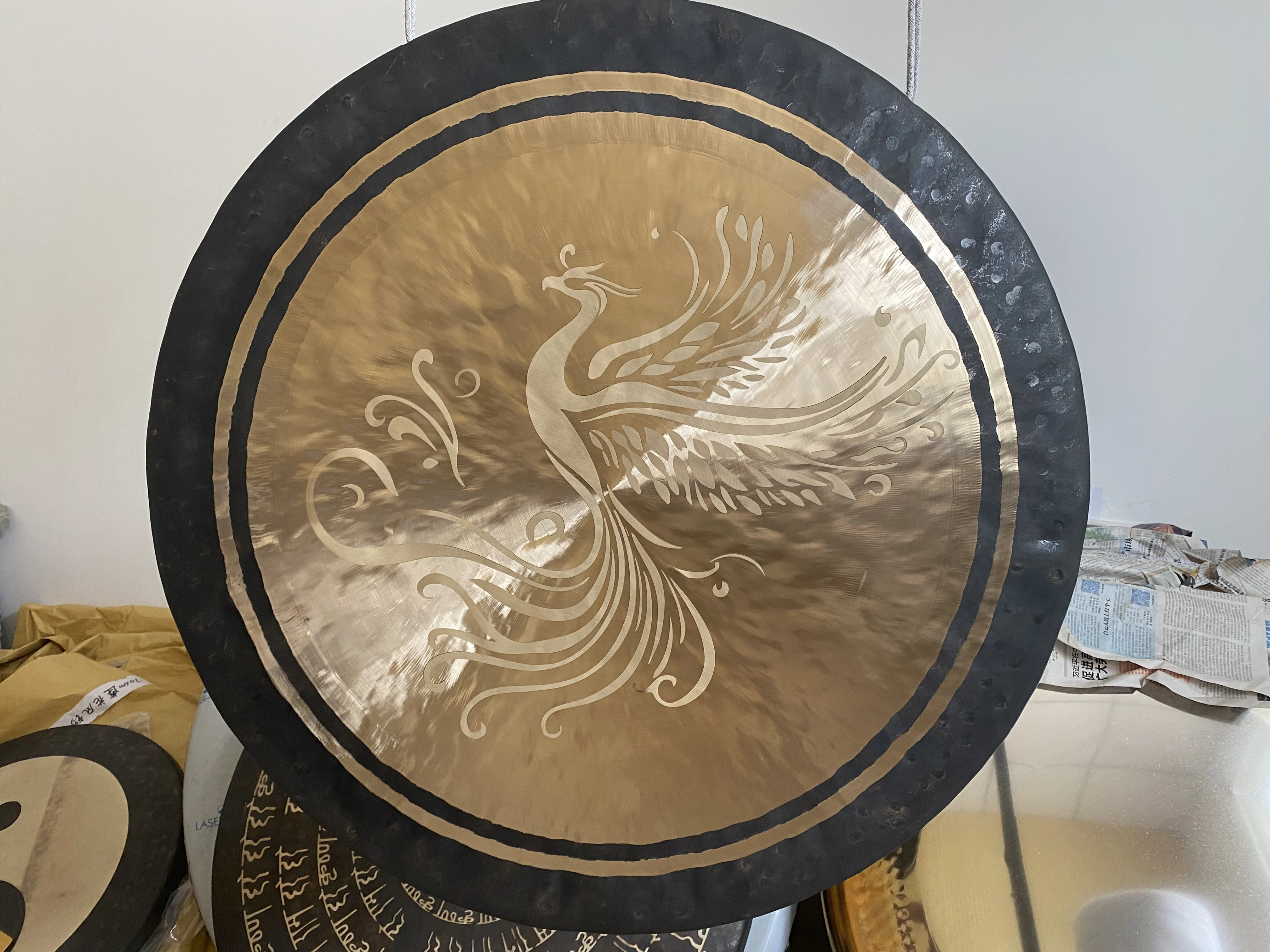 Sound Healing Chau Gong with Phoenix Pattern – 32